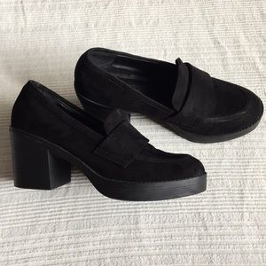 ASOS block heel loafer
